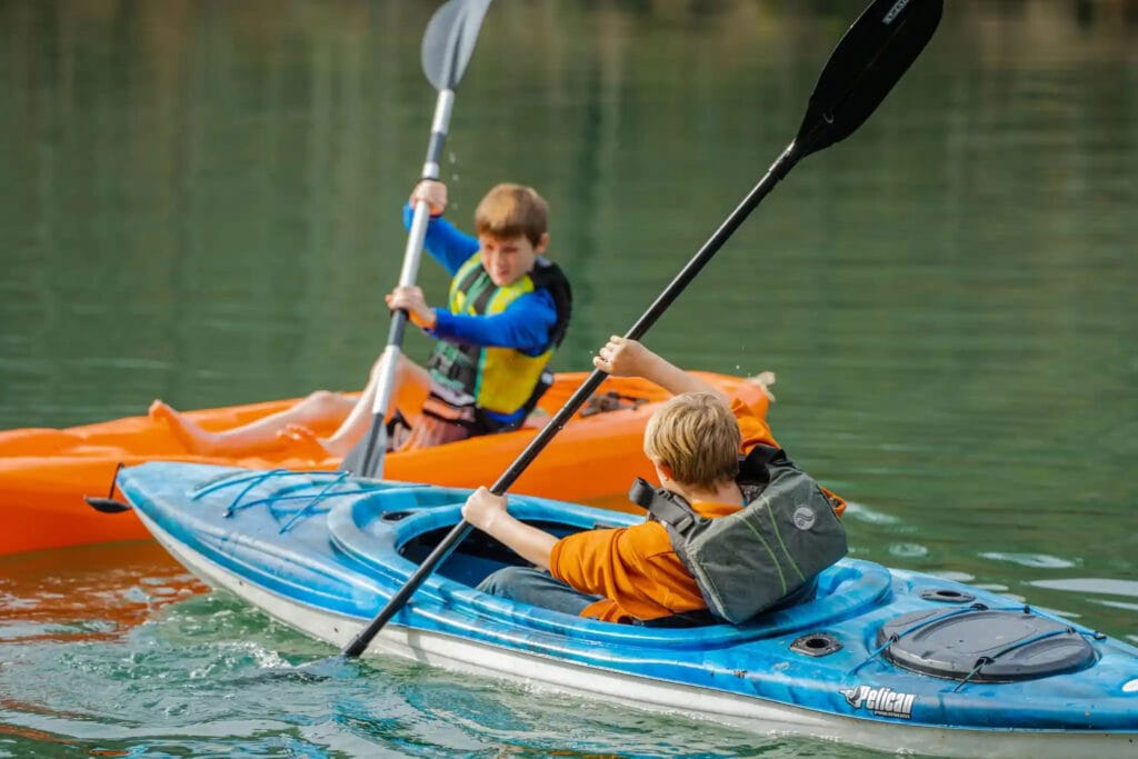 Kayaking at Boundless Pointe