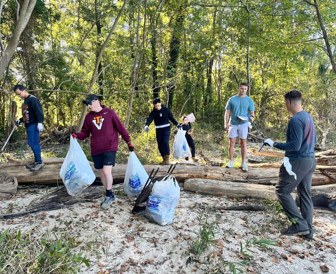 Saluda Riverwalk Litter Clean-Up